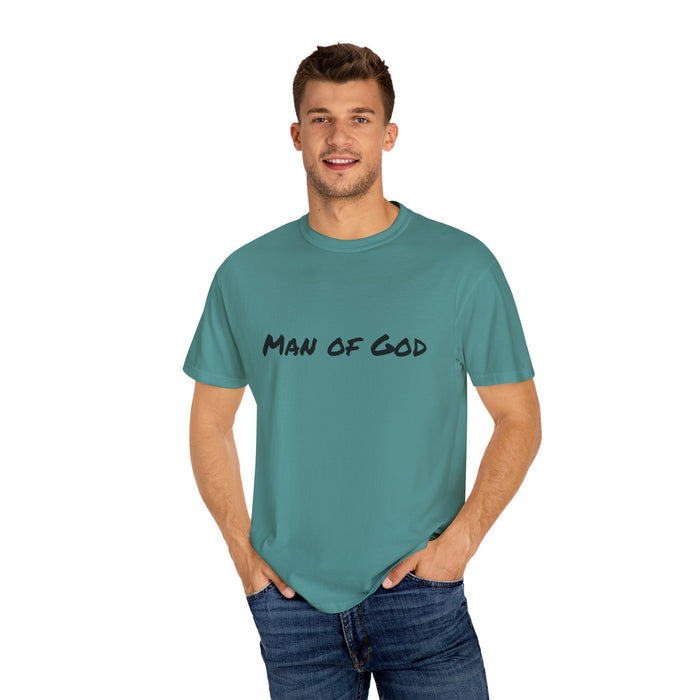 Men's 'Man of God' Garment-Dyed T-shirt