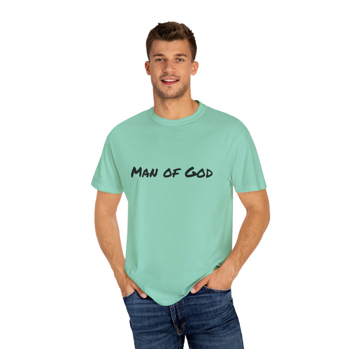 Men's 'Man of God' Garment-Dyed T-shirt