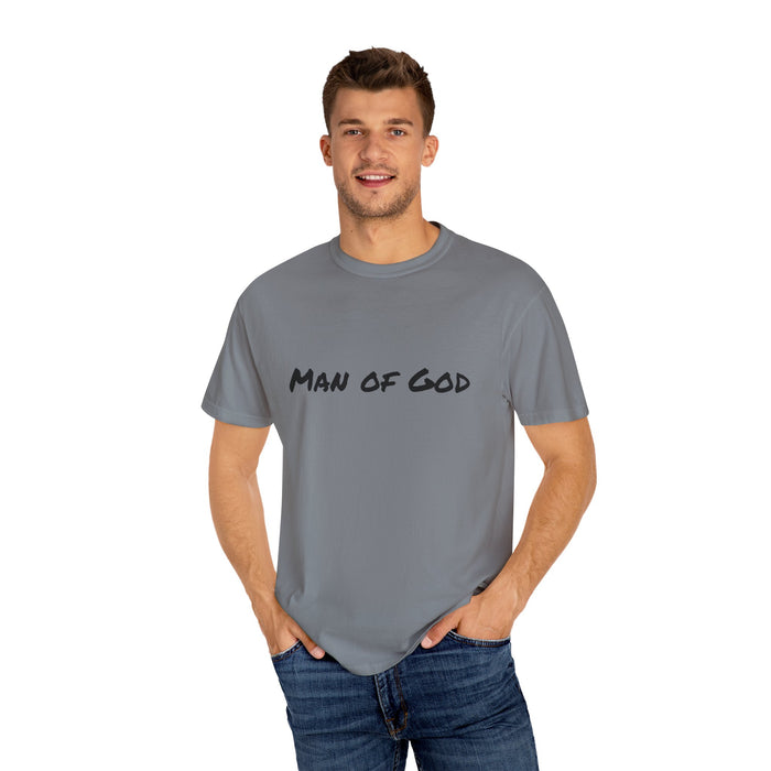 Men's 'Man of God' Garment-Dyed T-shirt