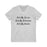 Women's 'God My Savior, God My Reemder, God My Healer' Jersey Short Sleeve V-Neck Tee