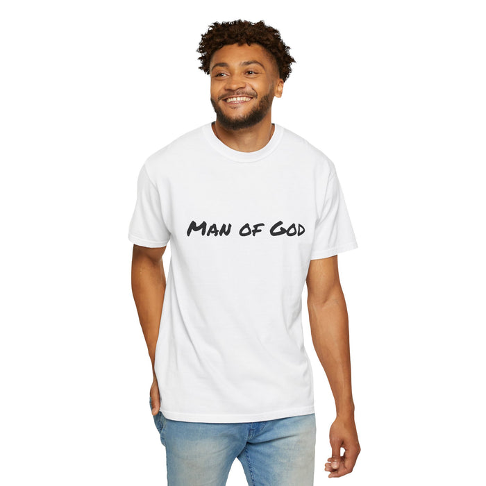 Men's 'Man of God' Garment-Dyed T-shirt