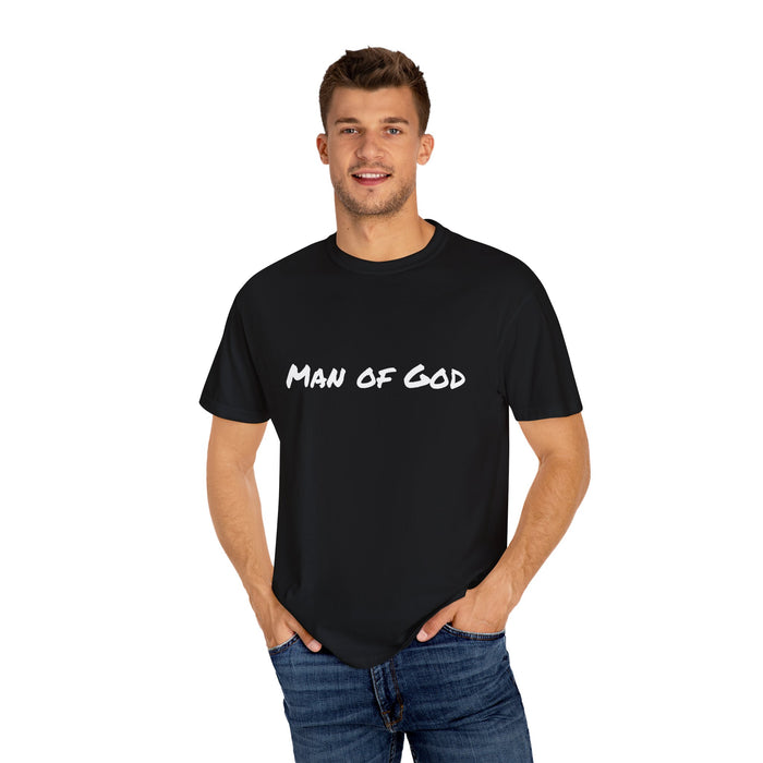 Men's 'Man of God' Garment-Dyed T-shirt