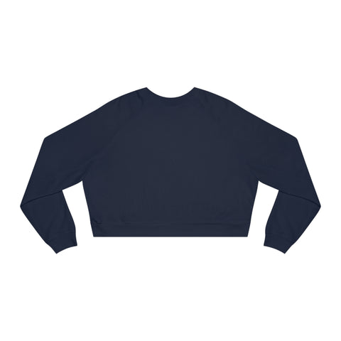 Women's 'There's A Blessing In The Pressing' Cropped Fleece Pullover