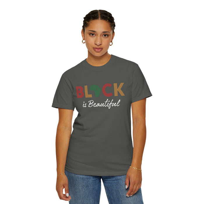 Women's 'Black is Beautiful' Garment-Dyed T-shirt