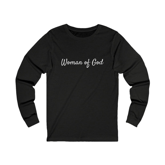 Women's 'Woman of God' Jersey Long Sleeve Tee