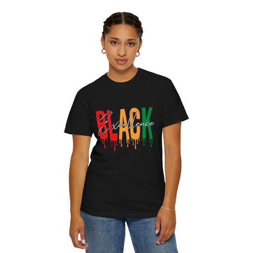 Women's 'Black Excellence' w/Drip Lettering  Short Sleeve Tee