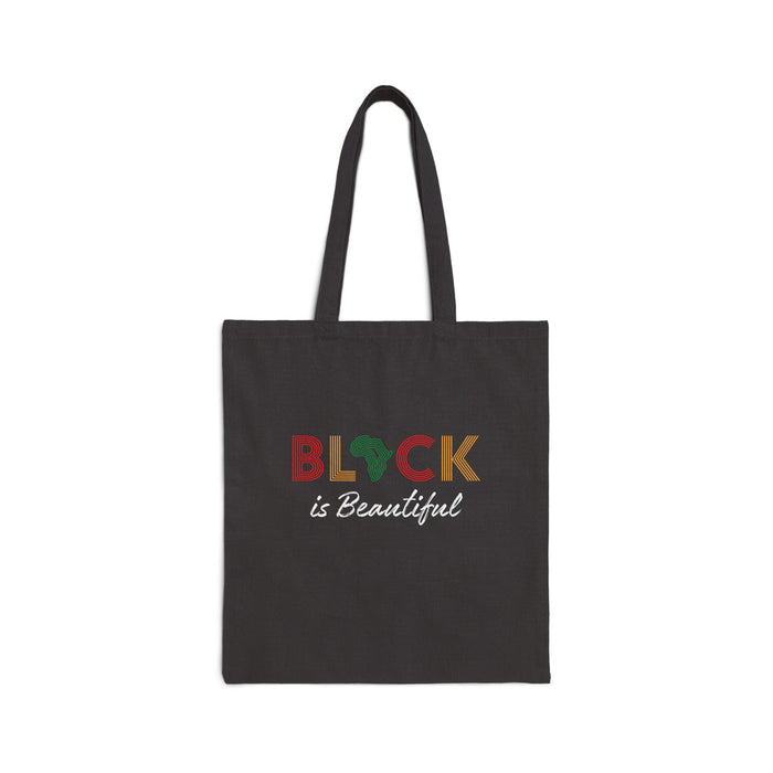 'Black is Beautiful' Cotton Canvas Tote Bag