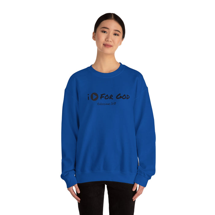 Men's 'I Play For God' Heavy Blend™ Crewneck Sweatshirt