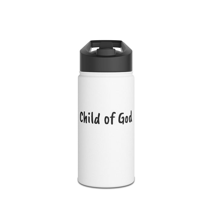 'Child of God' Stainless Steel Water Bottle, Standard Lid, Child of God' Stainless Steel Water Bottle, Standard Lid, Faithful Drinkware, Religious Gift, Christian Water Bottle