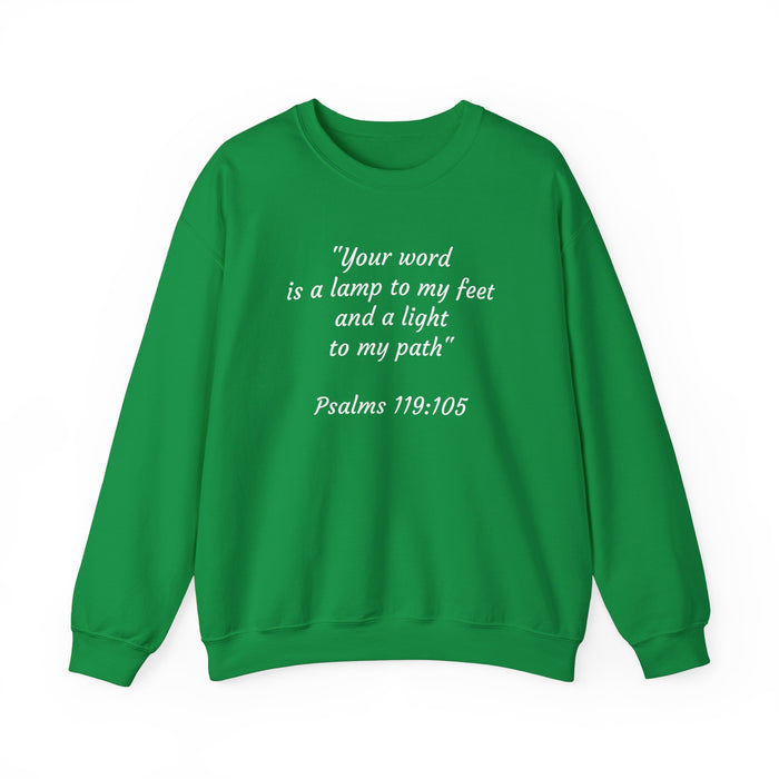 Women's "Your Word is a Lamp to my feet and a Light to my Path" Crewneck Sweatshirt