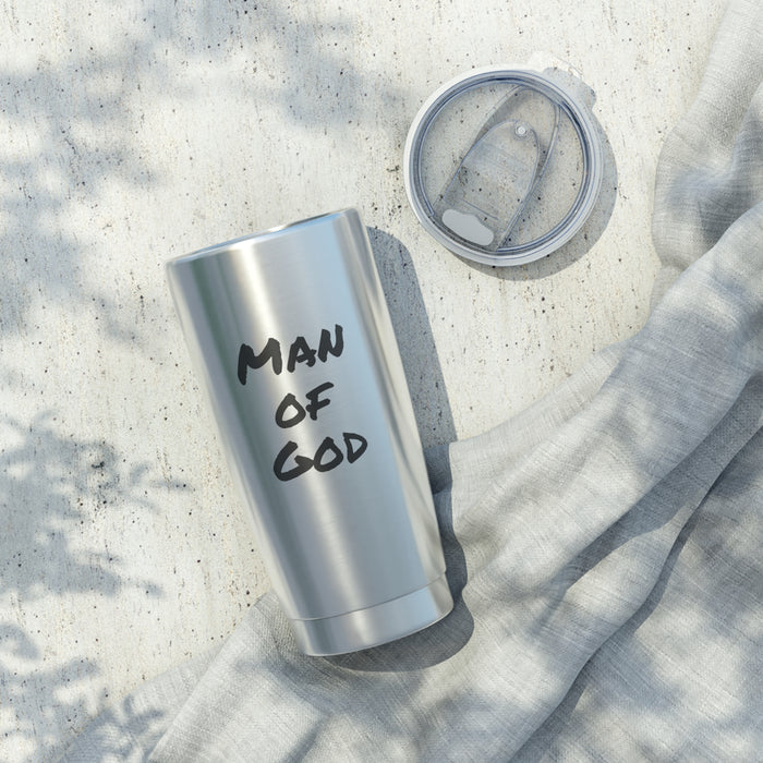 'Man of God' Vagabond 20oz Tumbler, Christian Tumbler, Faith Inspired, Stainless Steel Tumbler, Religious Gift