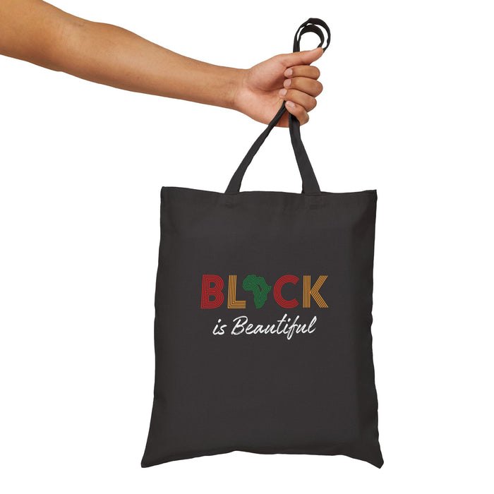 'Black is Beautiful' Cotton Canvas Tote Bag