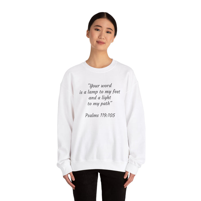 Women's "Your Word is a Lamp to my feet and a Light to my Path" Crewneck Sweatshirt