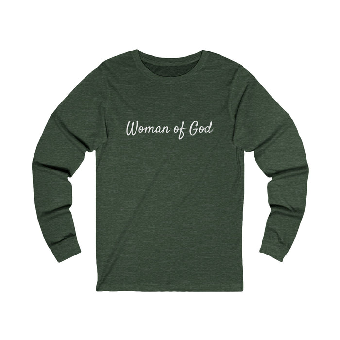 Women's 'Woman of God' Jersey Long Sleeve Tee