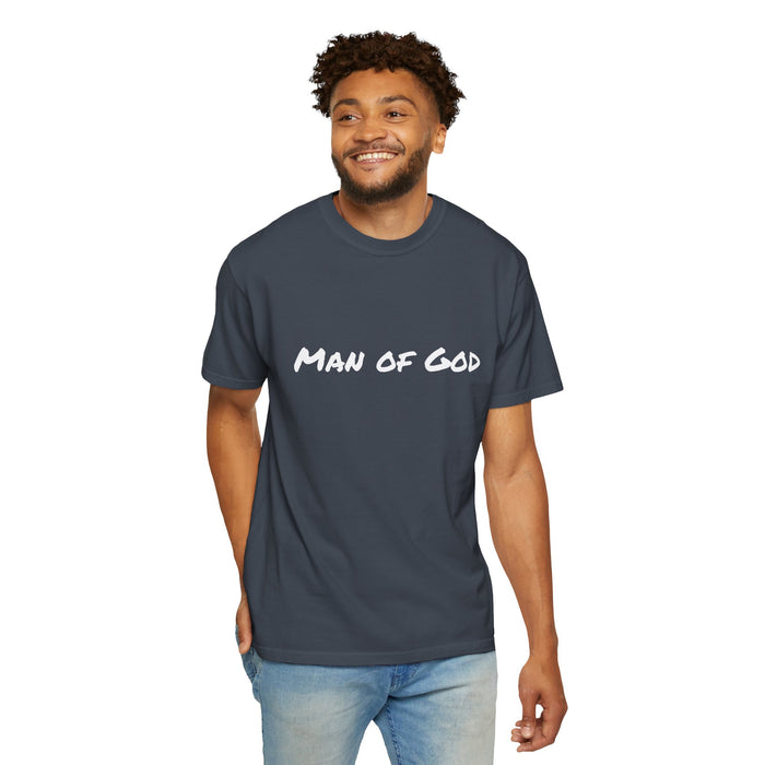 Men's 'Man of God' Garment-Dyed T-shirt