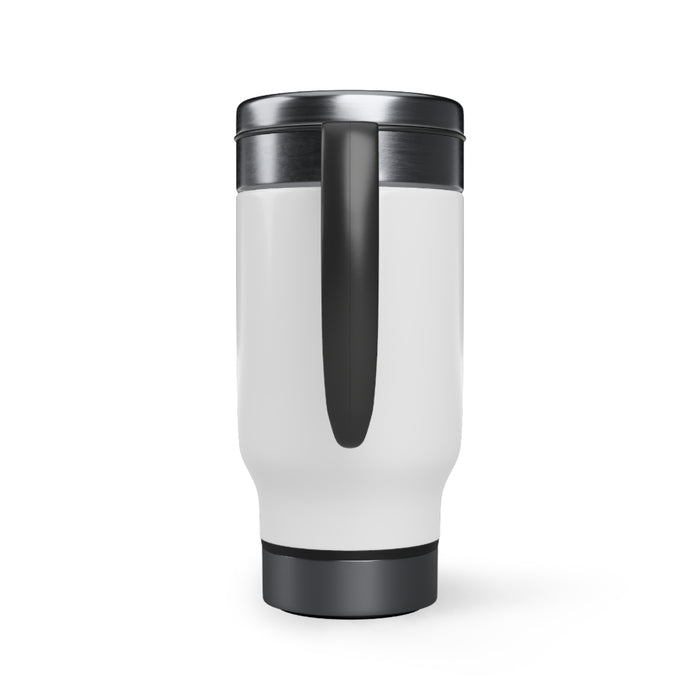 'Dad' Stainless Steel Travel Mug with Handle, 14oz