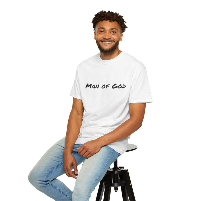 Men's 'Man of God' Garment-Dyed T-shirt