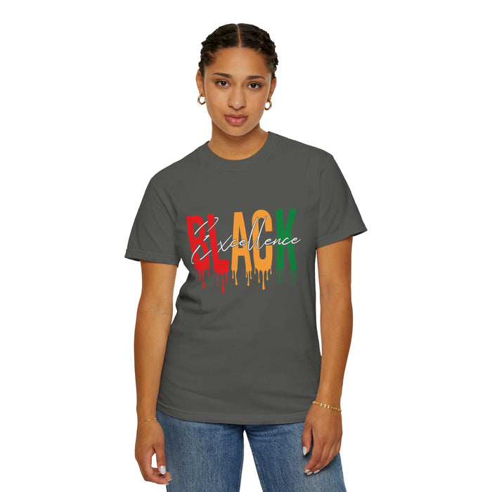 Women's 'Black Excellence' w/Drip Lettering  Short Sleeve Tee