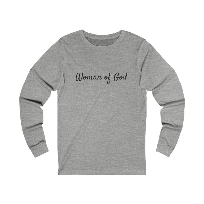 Women's 'Woman of God' Jersey Long Sleeve Tee