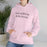 Women's "There's A Blessing in the Pressing" Hooded Sweatshirt