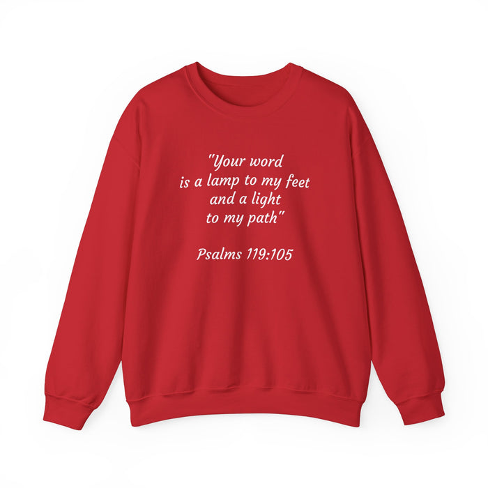 Women's "Your Word is a Lamp to my feet and a Light to my Path" Crewneck Sweatshirt