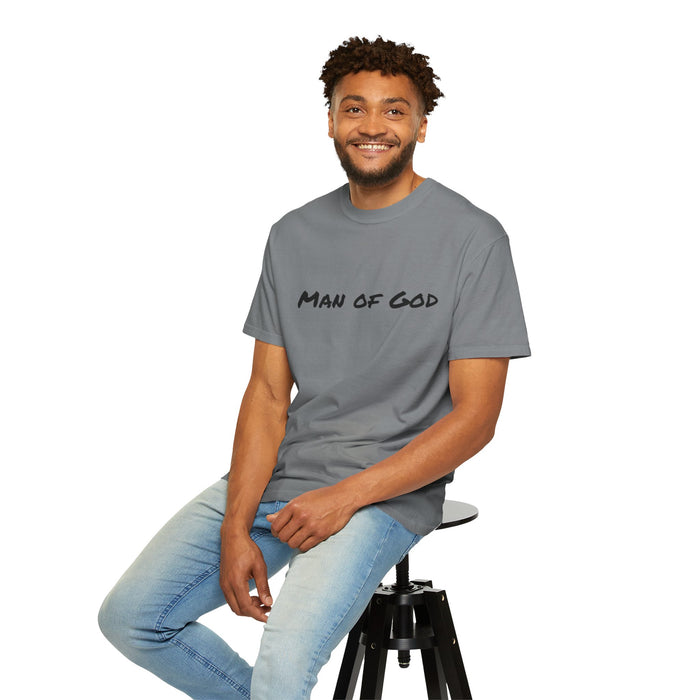 Men's 'Man of God' Garment-Dyed T-shirt