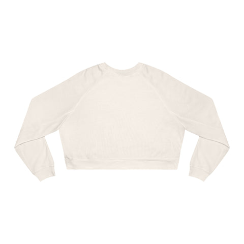 Women's 'There's A Blessing In The Pressing' Cropped Fleece Pullover