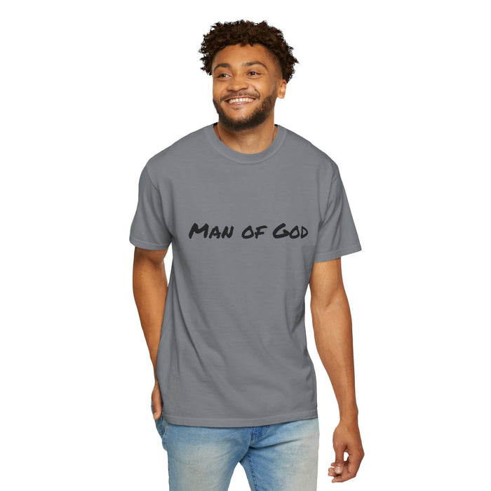 Men's 'Man of God' Garment-Dyed T-shirt