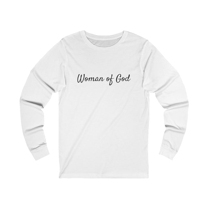 Women's 'Woman of God' Jersey Long Sleeve Tee