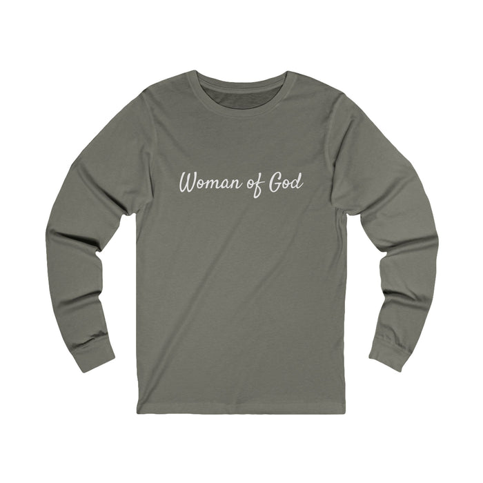 Women's 'Woman of God' Jersey Long Sleeve Tee