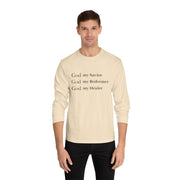 Women's "God My Savior, God My Redeemer,  God My Healer" Long Sleeve Tee