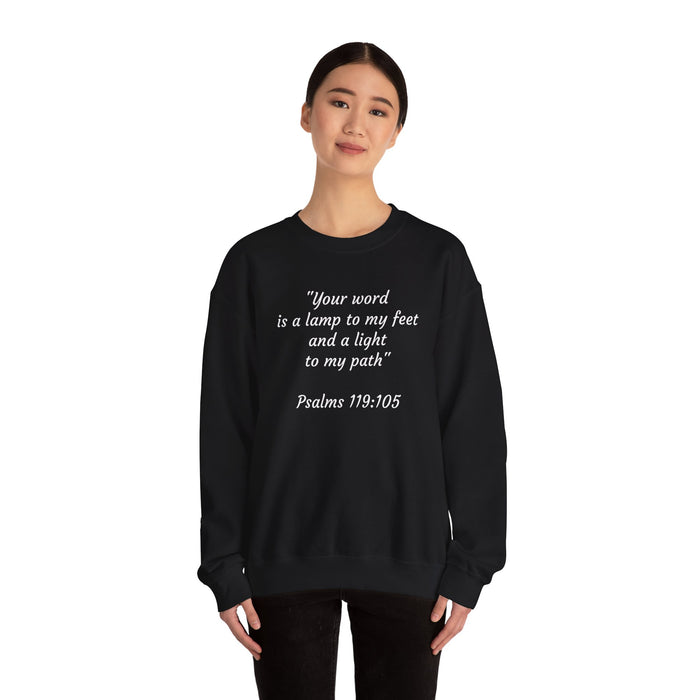 Women's "Your Word is a Lamp to my feet and a Light to my Path" Crewneck Sweatshirt